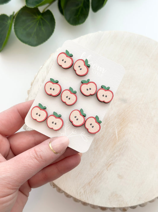 Wooden Apples | Add-On Stud Packs (5 pair)