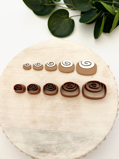 Cinnamon Rolls | Polymer Clay Cutter