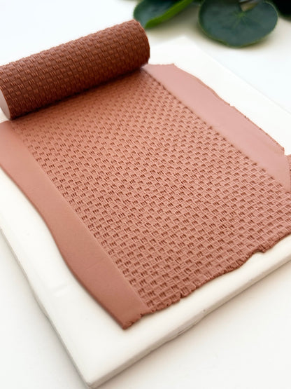 Sketched Grid | Polymer Clay Texture Roller