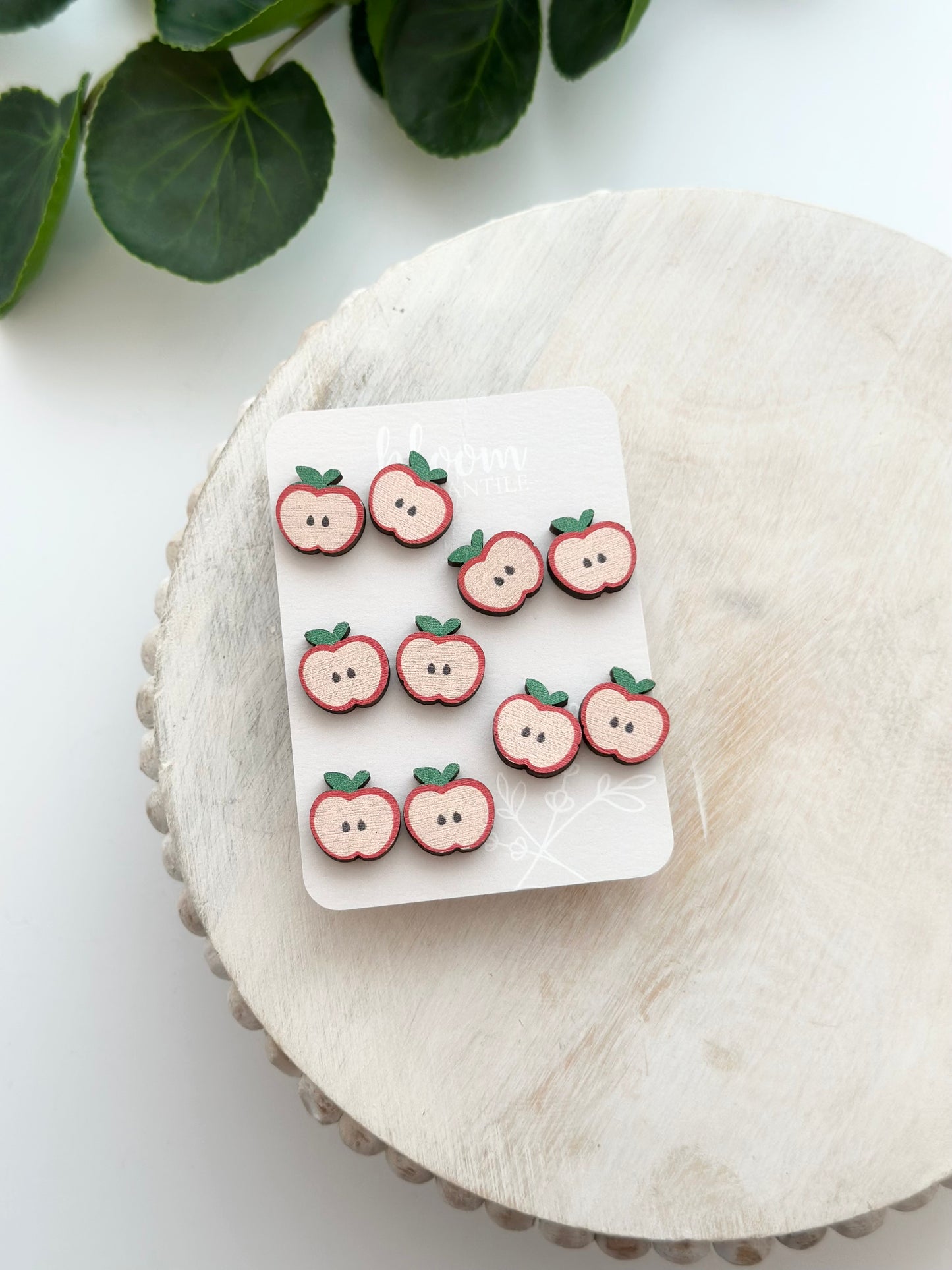 Wooden Apples | Add-On Stud Packs (5 pair)