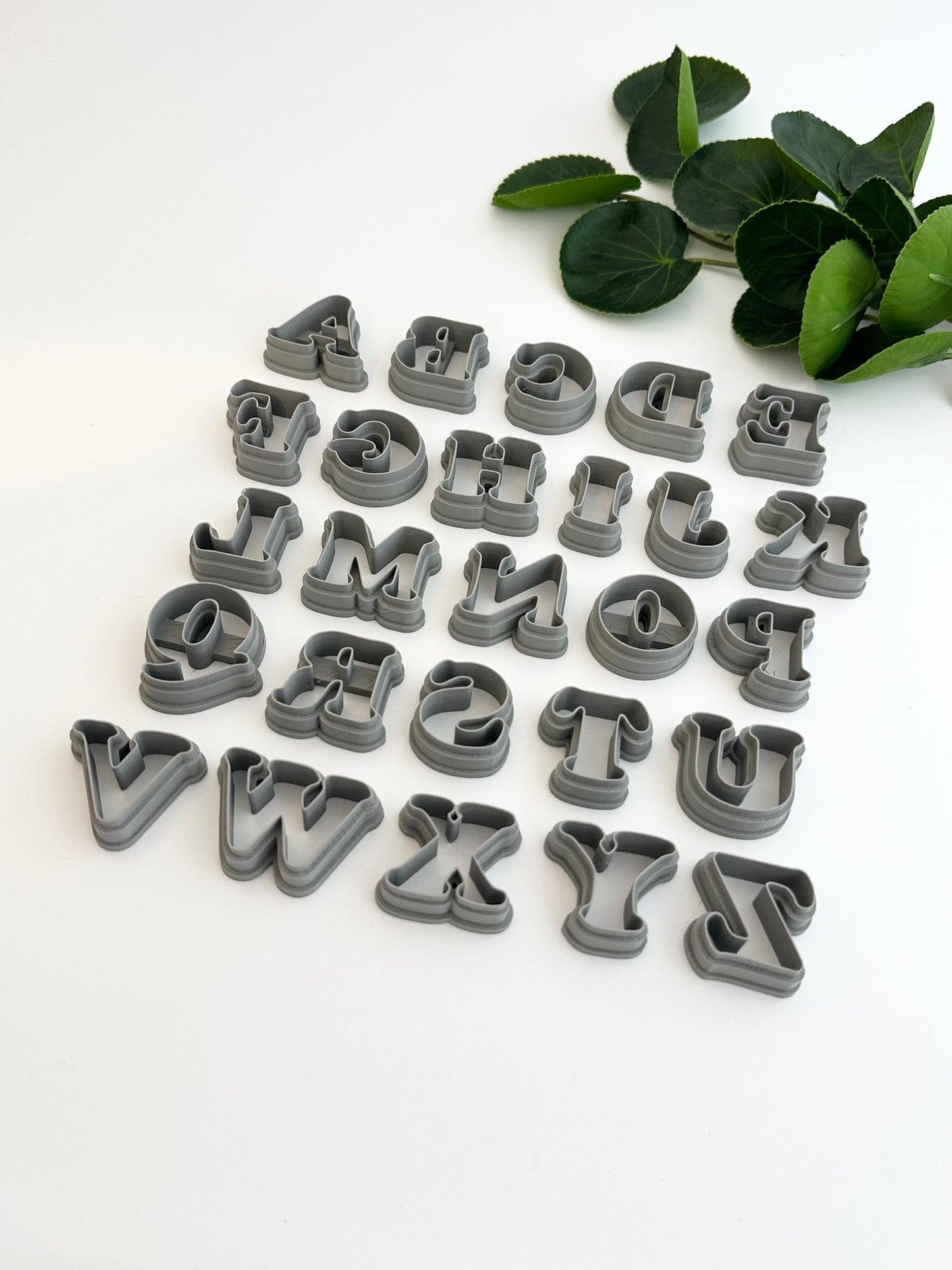 Bubble Letters | Polymer Clay Cutter