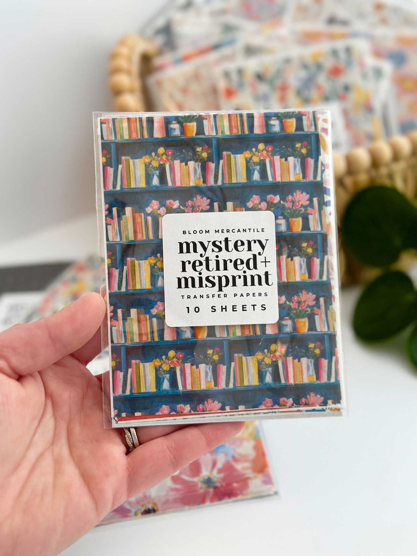 Mystery Retired + Misprint Transfer Paper Bundle - 10 Sheets | Image Transfer Paper