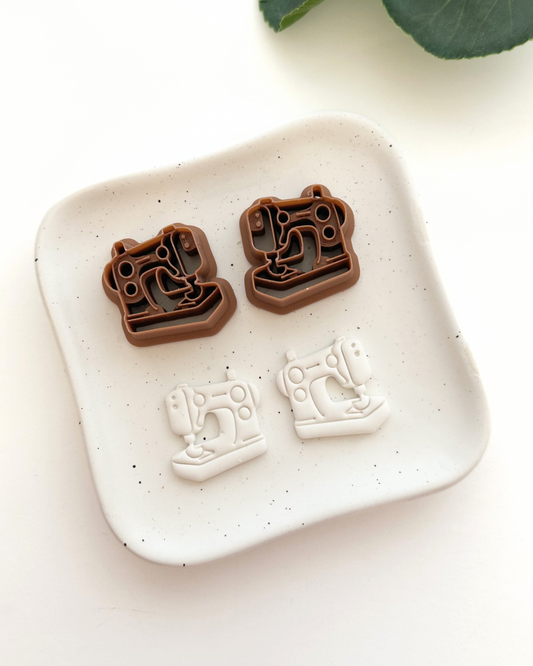 Sewing Machine (Mirror Set) | Polymer Clay Cutter