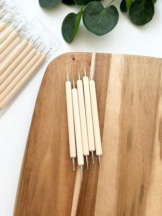 Fine Dotting Tools (5pc set) | Clay Tools