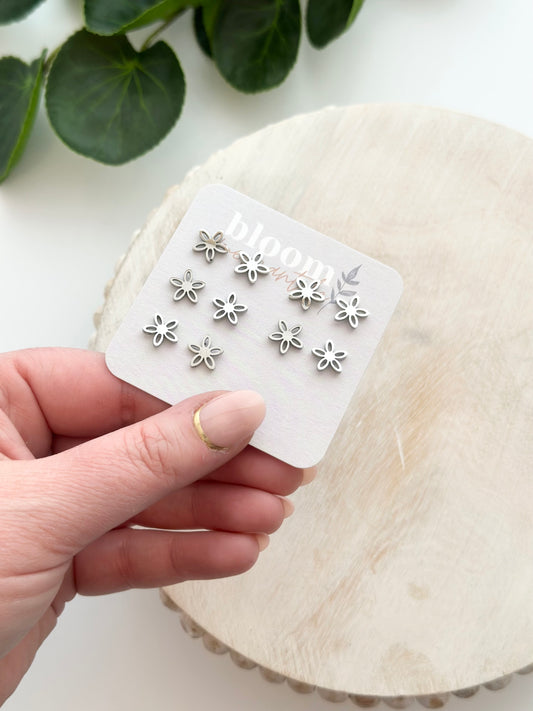 Pointed Flowers | Add-On Stud Packs (5 pair)