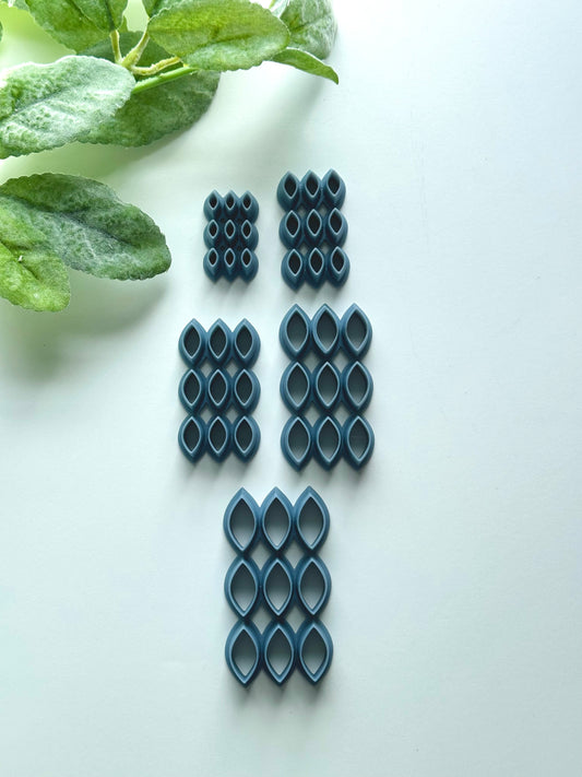 Douxage Polymer Clay Cutters for Clay Earring Cutters,6 Shapes