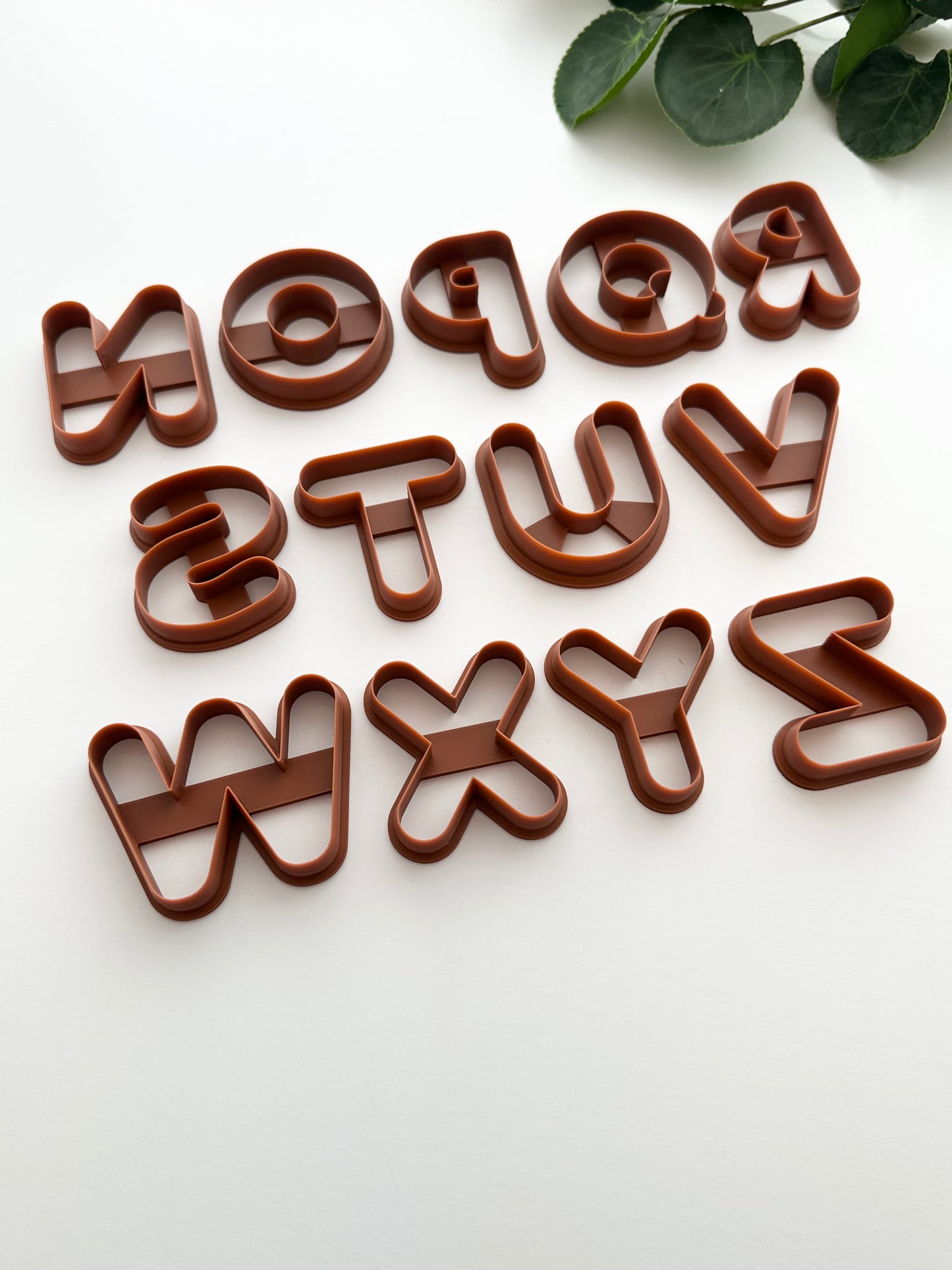 Fridge Magnet Letters N-Z | Polymer Clay Cutter