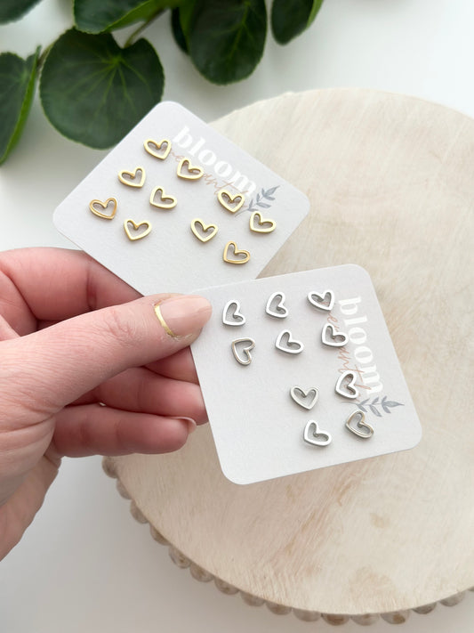 Open Hearts | Add-On Stud Packs (5 pair)