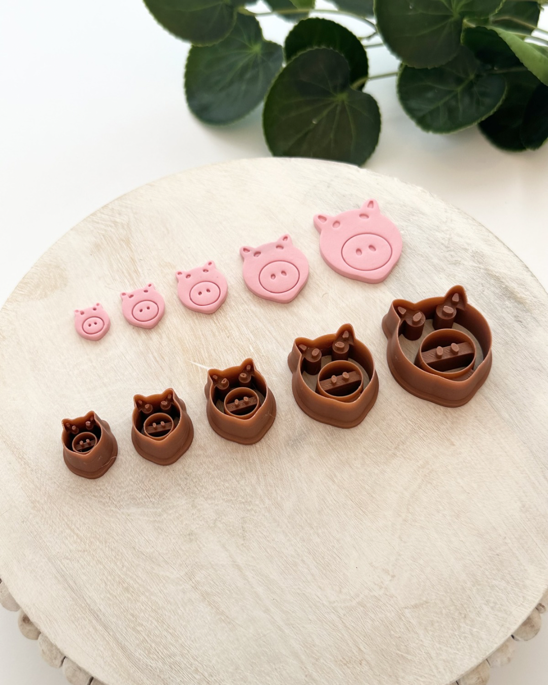 Toy Pig Head | Polymer Clay Cutter
