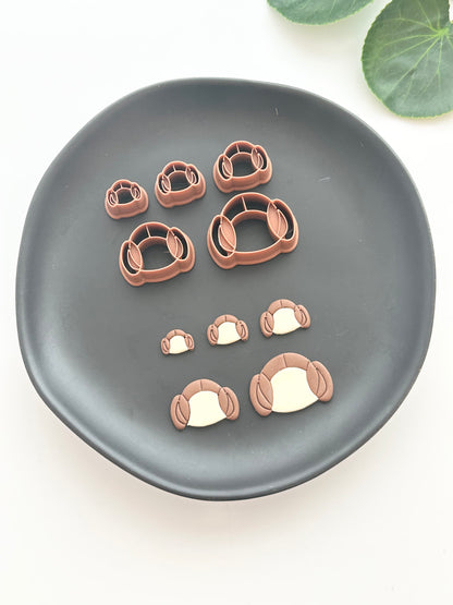 Rebel Princess Buns | Polymer Clay Cutter
