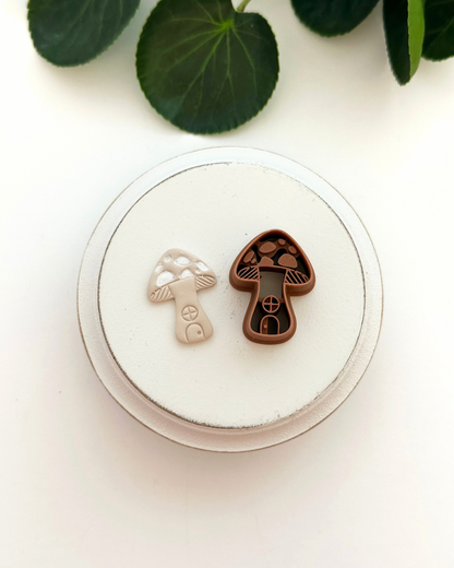 Mushroom Cottage | Polymer Clay Cutter
