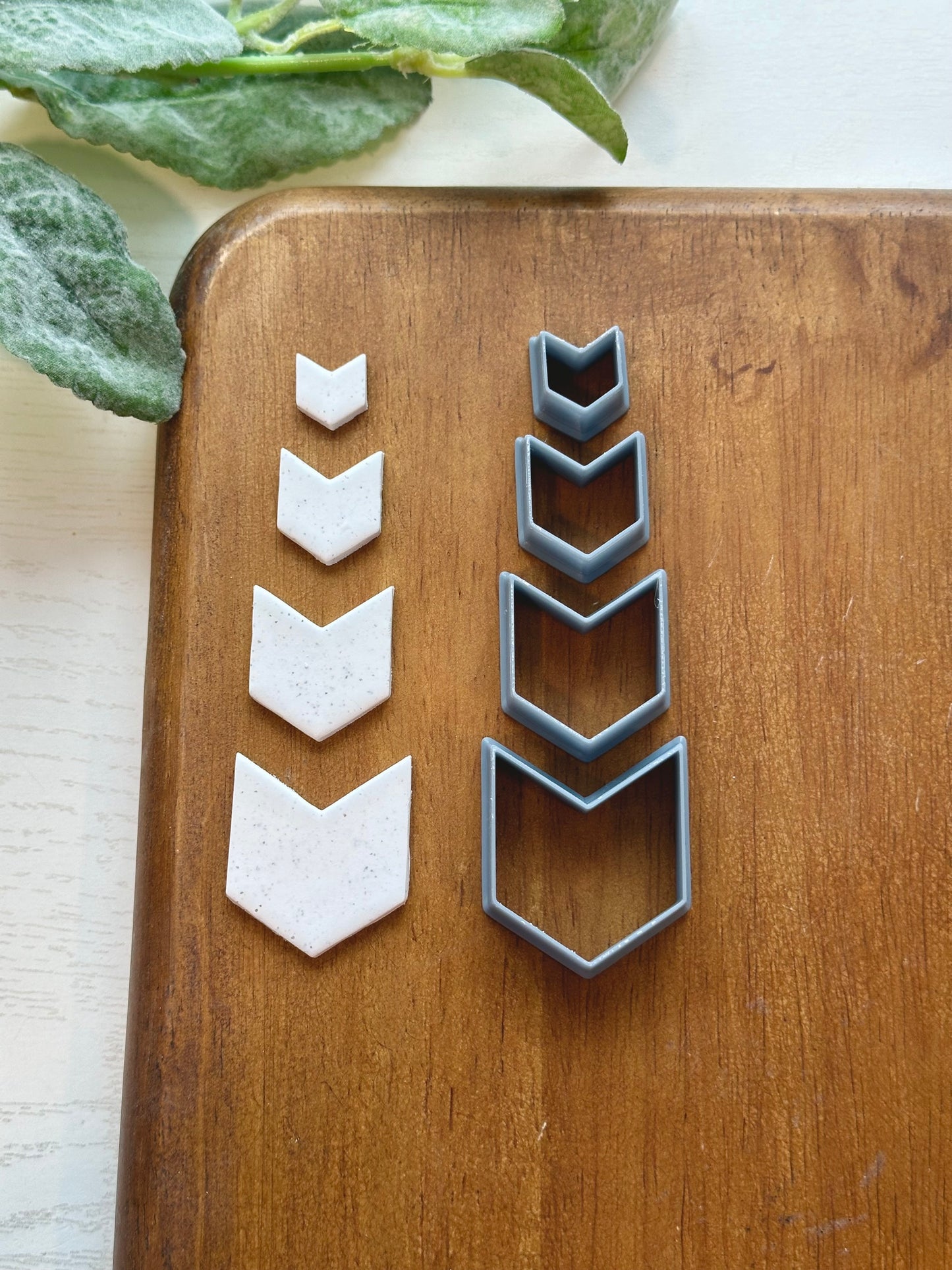 Wide Chevron | Polymer Clay Cutter