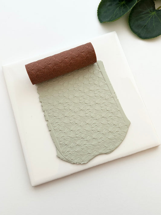 Ginkgo Leaves | Polymer Clay Texture Roller