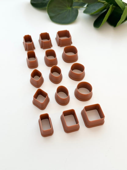 Charm Bar Cutters - 15pc | Polymer Clay Cutter