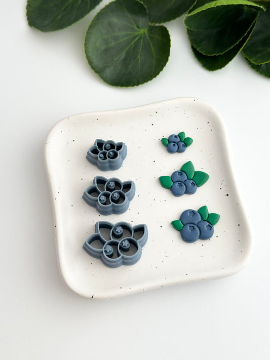 Blueberry Bunch | Polymer Clay Cutter