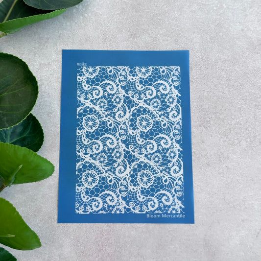 (Bloom Mercantile Exclusive) Lace Silk Screen