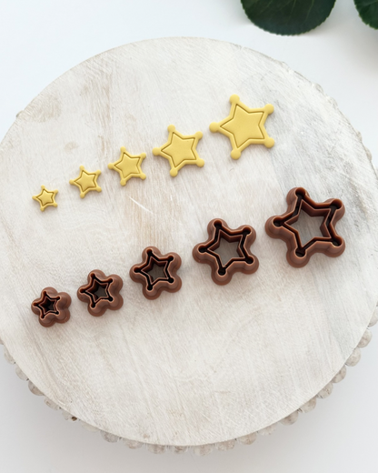 Sheriff Star Badge | Polymer Clay Cutter
