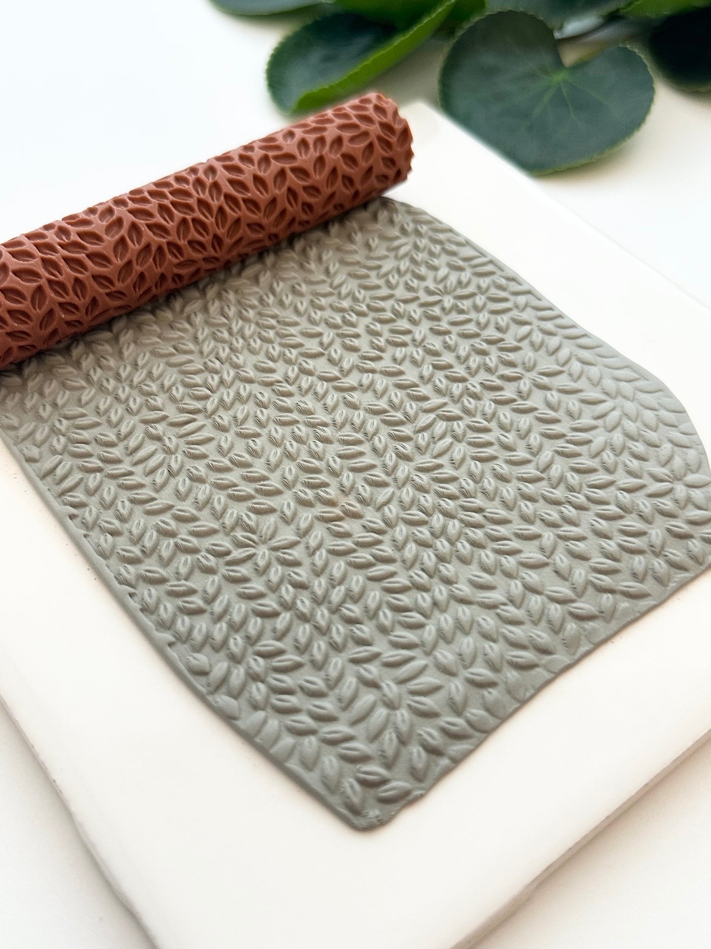 Random Leaves | Polymer Clay Texture Roller