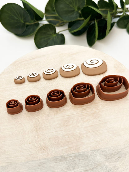 Cinnamon Rolls | Polymer Clay Cutter