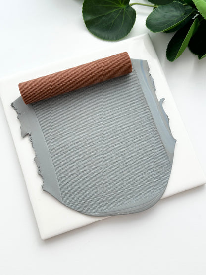 New Linen | Polymer Clay Texture Roller