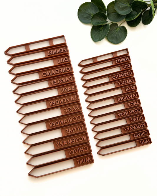 Garden Herb Markers | Polymer Clay Cutter