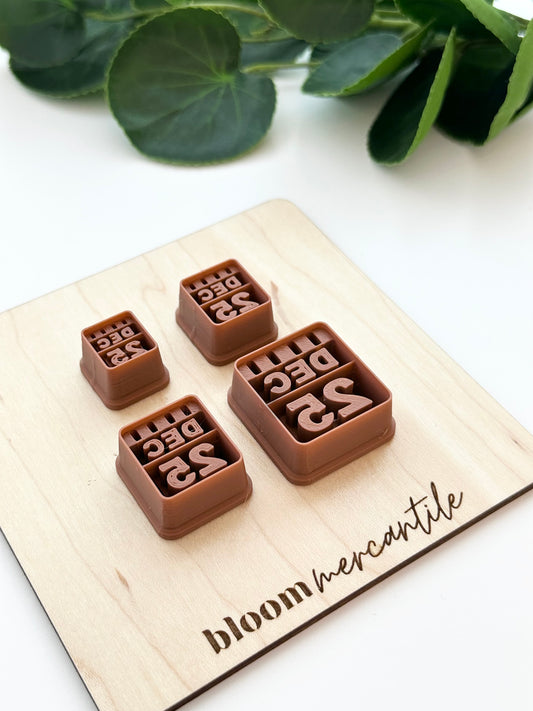 Dec 25 Calendar Page | Polymer Clay Cutter