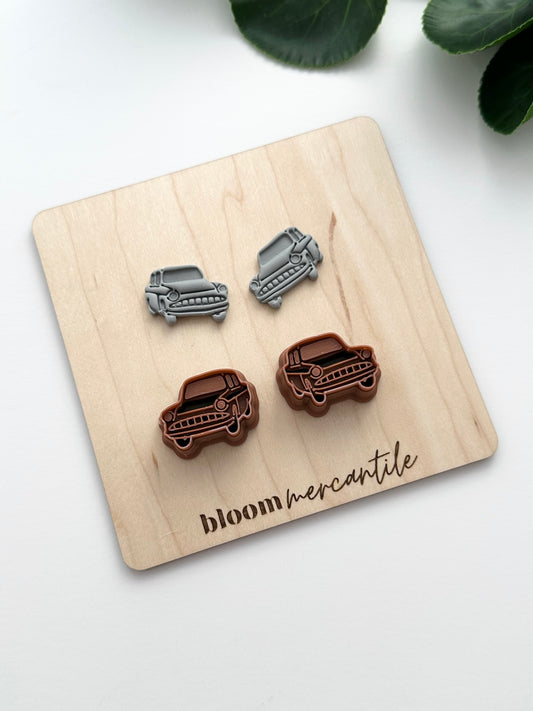 Magical Flying Car (Mirror Set) | Polymer Clay Cutter
