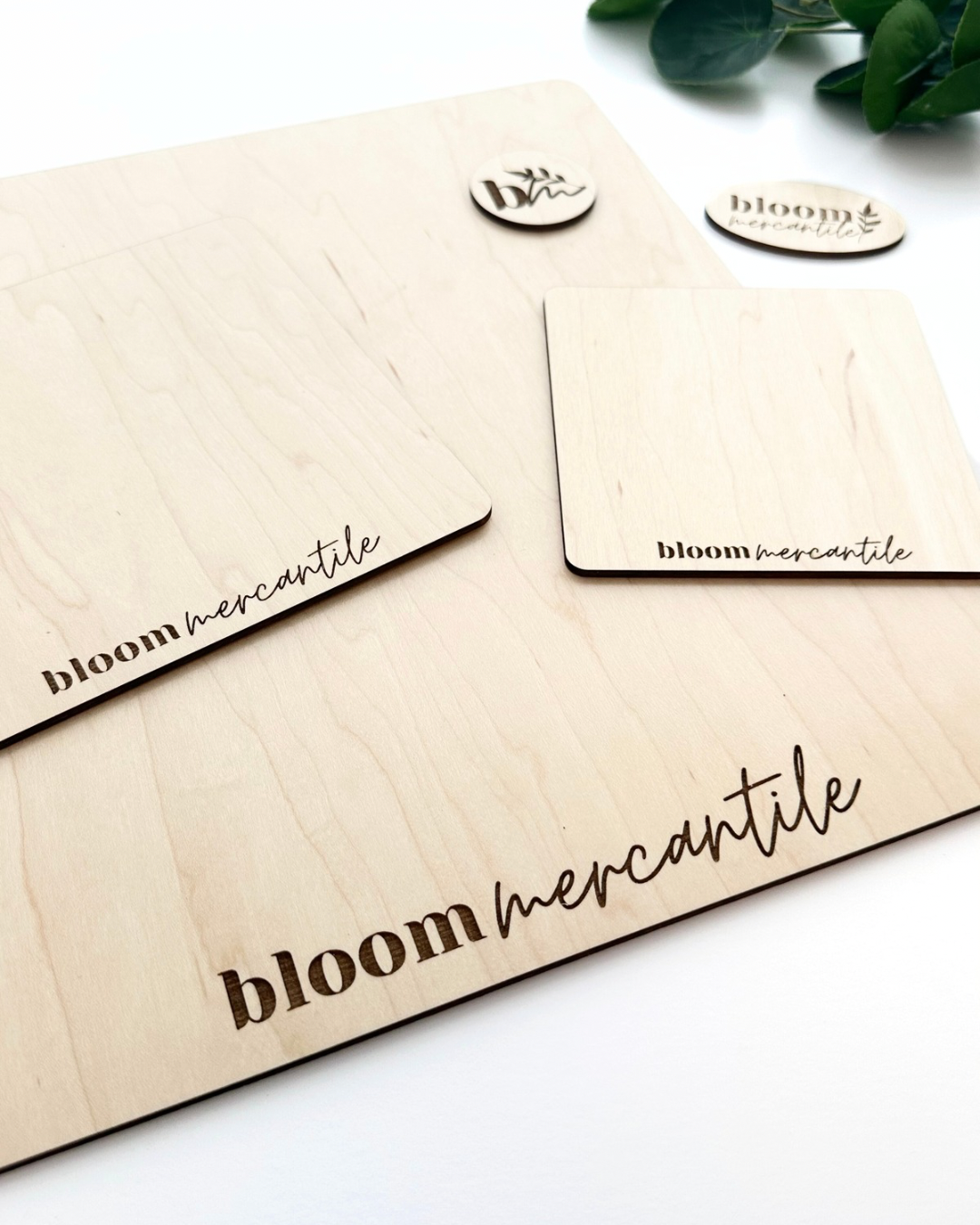 Custom Branded Wood Photo Props | Earring & Jewelry Product Photo Props