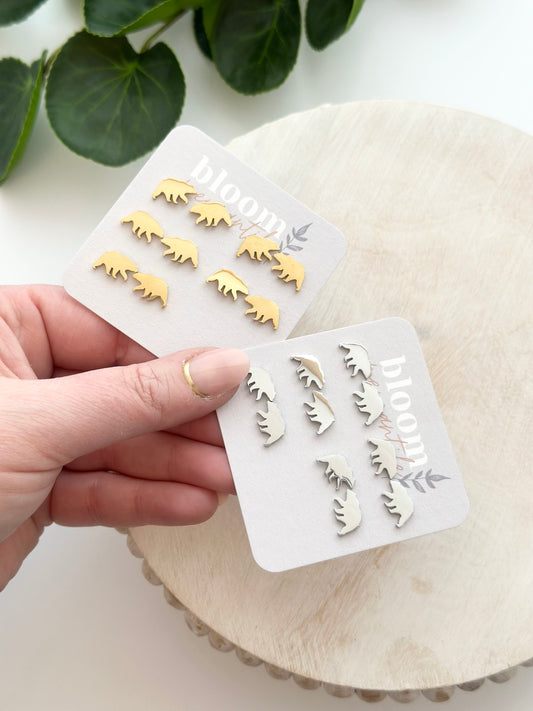 Polar Bears | Add-On Stud Packs (5 pair)