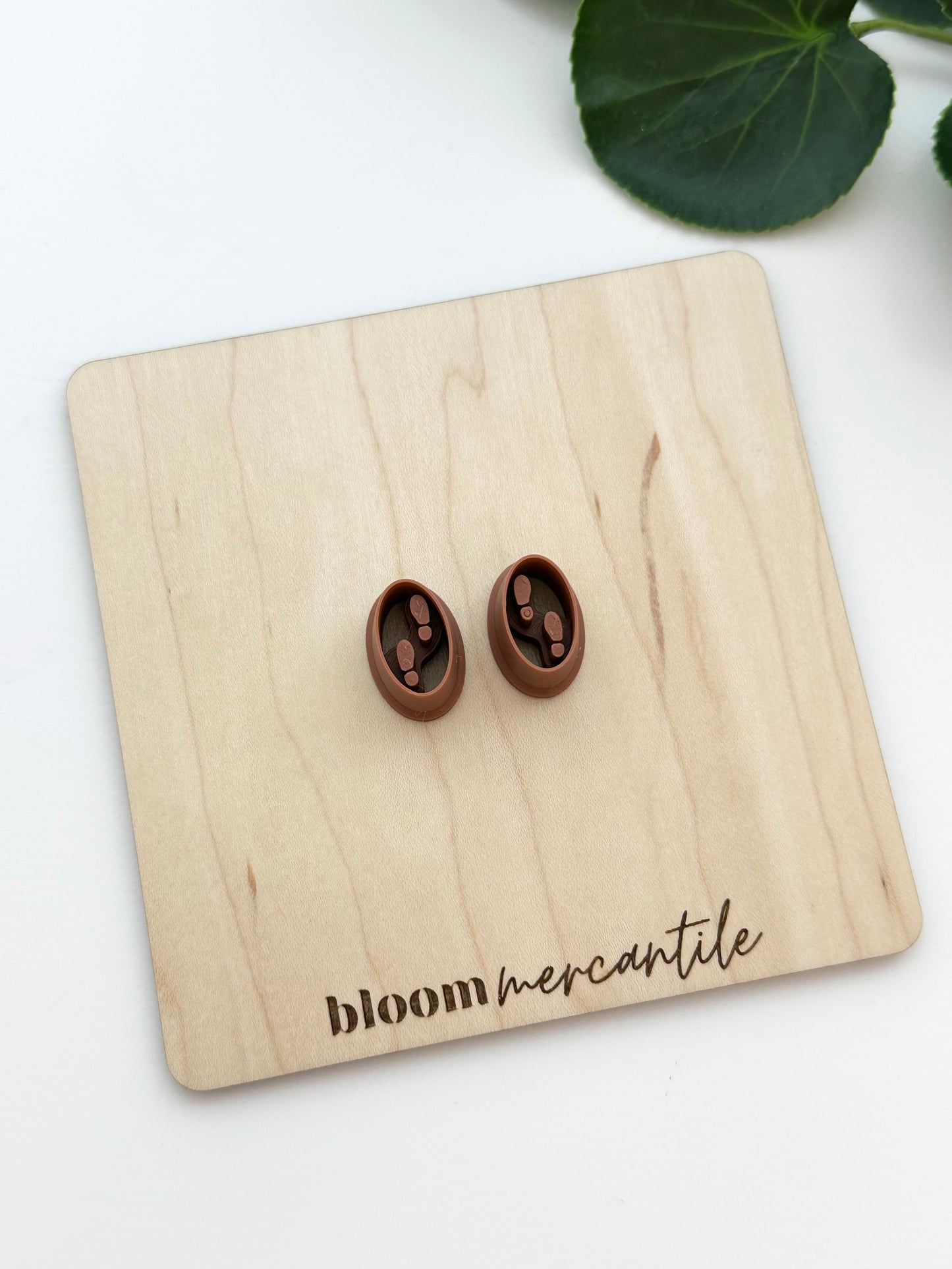 Magical Map Footsteps - Oval (Mirror Set) | Polymer Clay Cutter