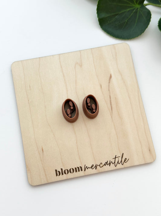 Magical Map Footsteps - Oval (Mirror Set) | Polymer Clay Cutter