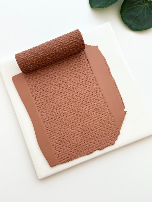 Sketched Grid | Polymer Clay Texture Roller