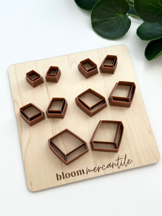 Closed Book (Mirror Set) | Polymer Clay Cutter