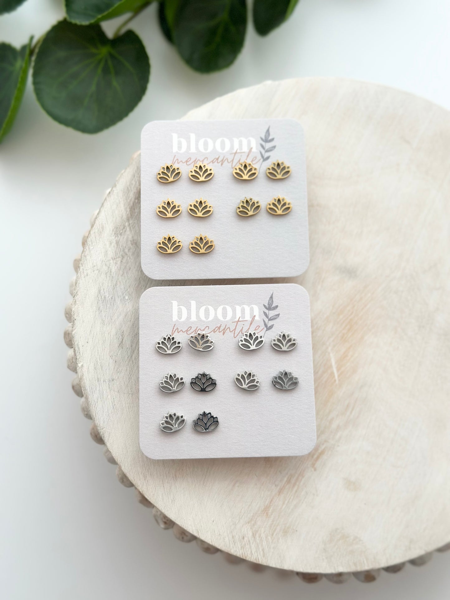 Floral Lotus | Add-On Stud Packs (5 pair)