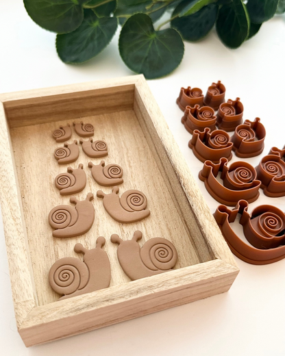 Snail (Mirror Set) | Polymer Clay Cutter