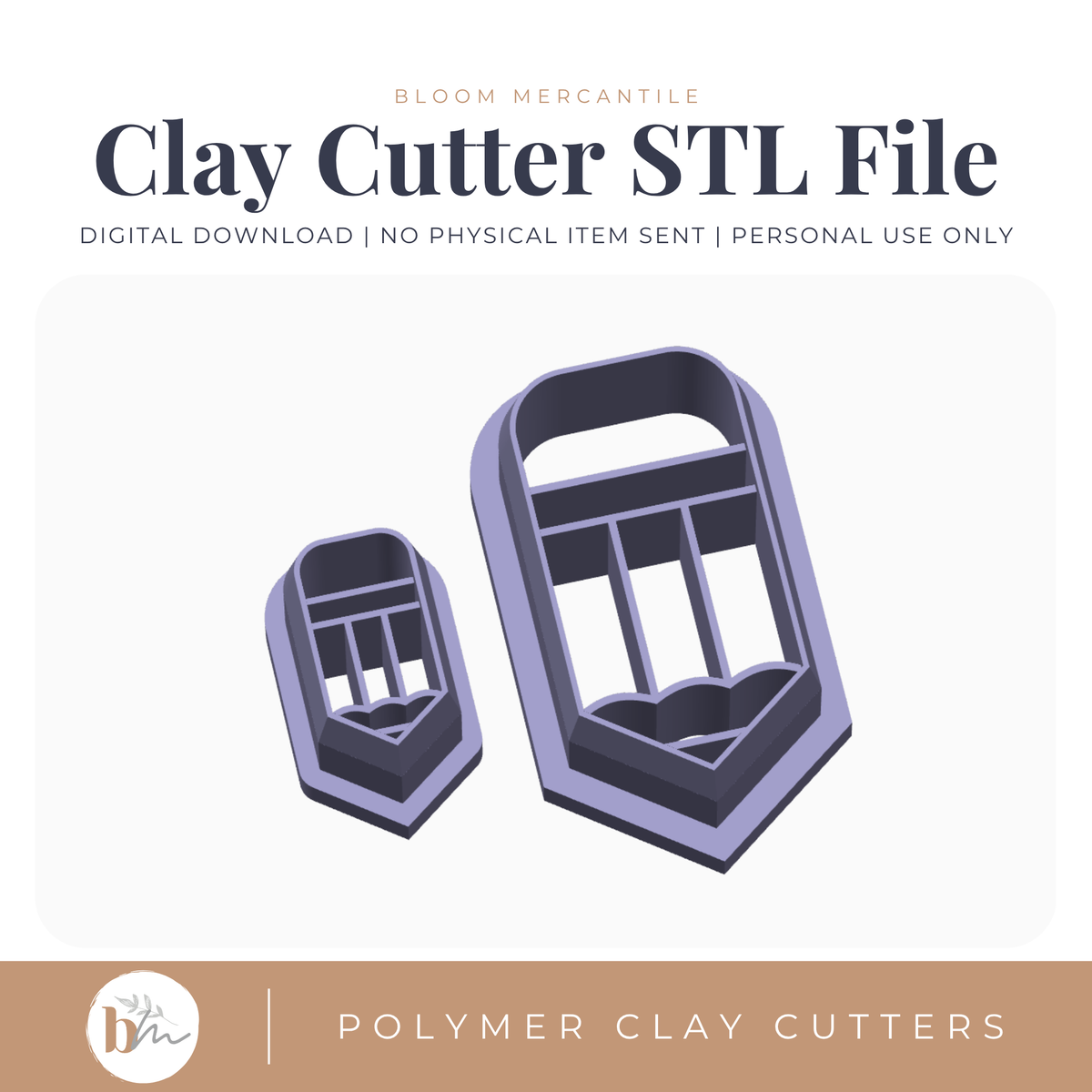 Chubby Pencil - 2 Sizes | Digital STL File | Polymer Clay Tools & Cutters