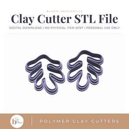 Coral Mirror Set - 4 Sizes | Digital STL File | Polymer Clay Tools & Cutters
