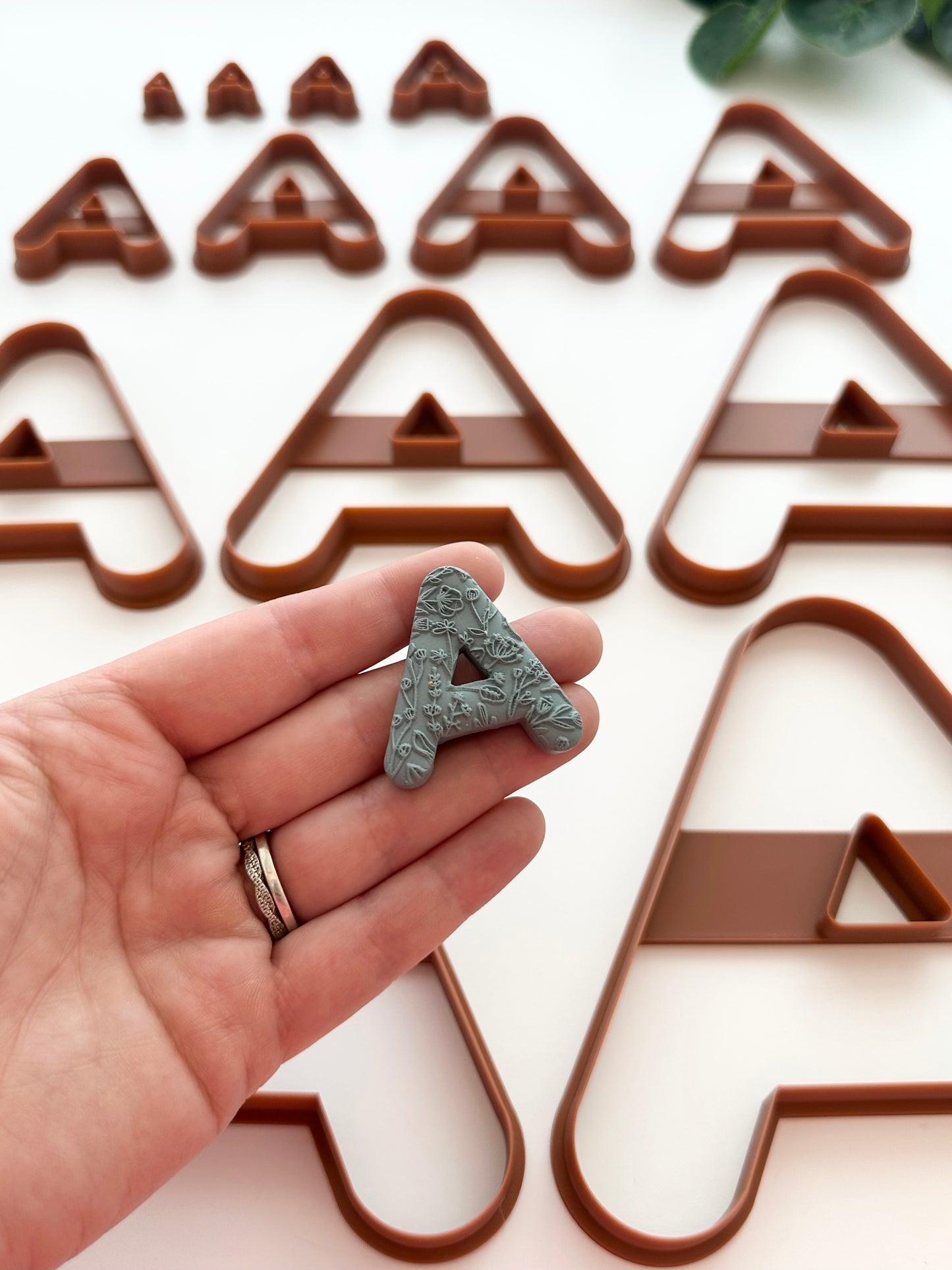 Fridge Magnet Letters N-Z | Polymer Clay Cutter