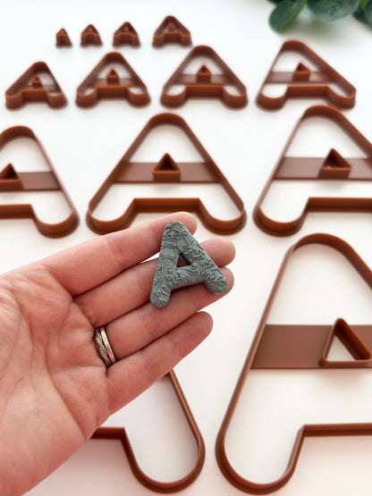 Fridge Magnet Letters N-Z | Polymer Clay Cutter
