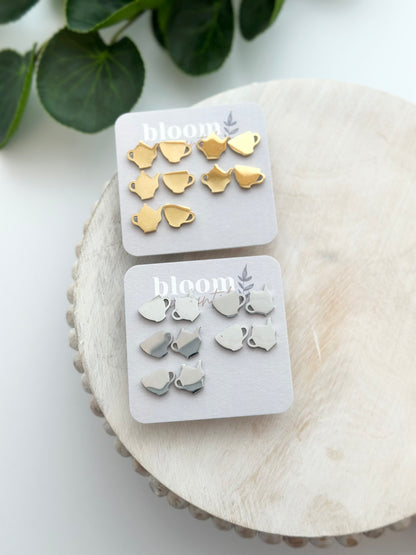 Teacup and Teapot | Add-On Stud Packs (5 pair)