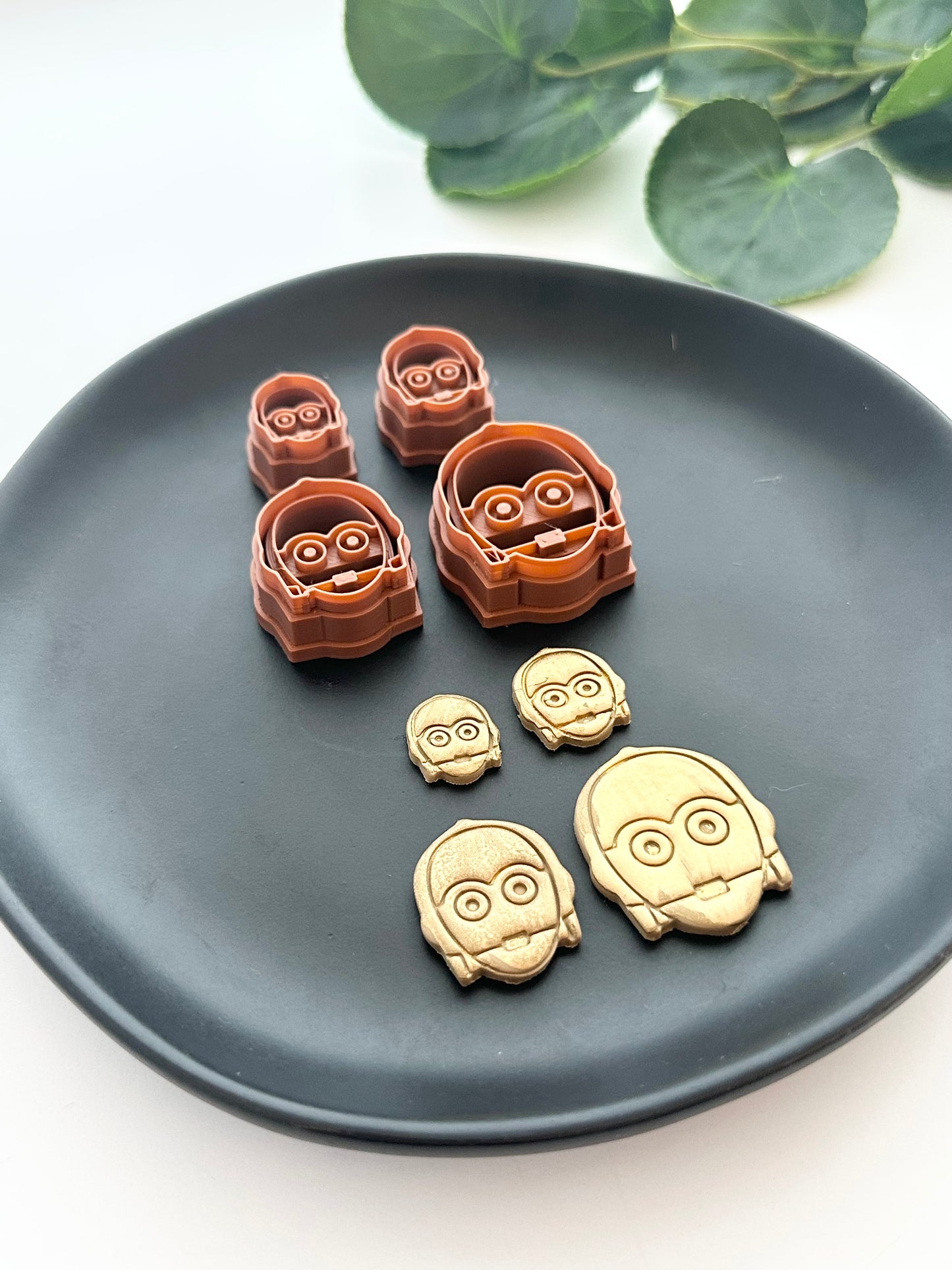 Golden Robot | Polymer Clay Cutter