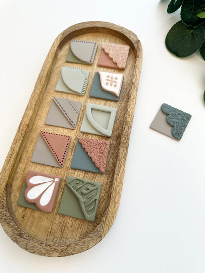 Corner Bookmarks | Polymer Clay Cutter