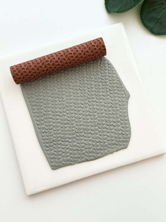 Vine Leaves | Polymer Clay Texture Roller