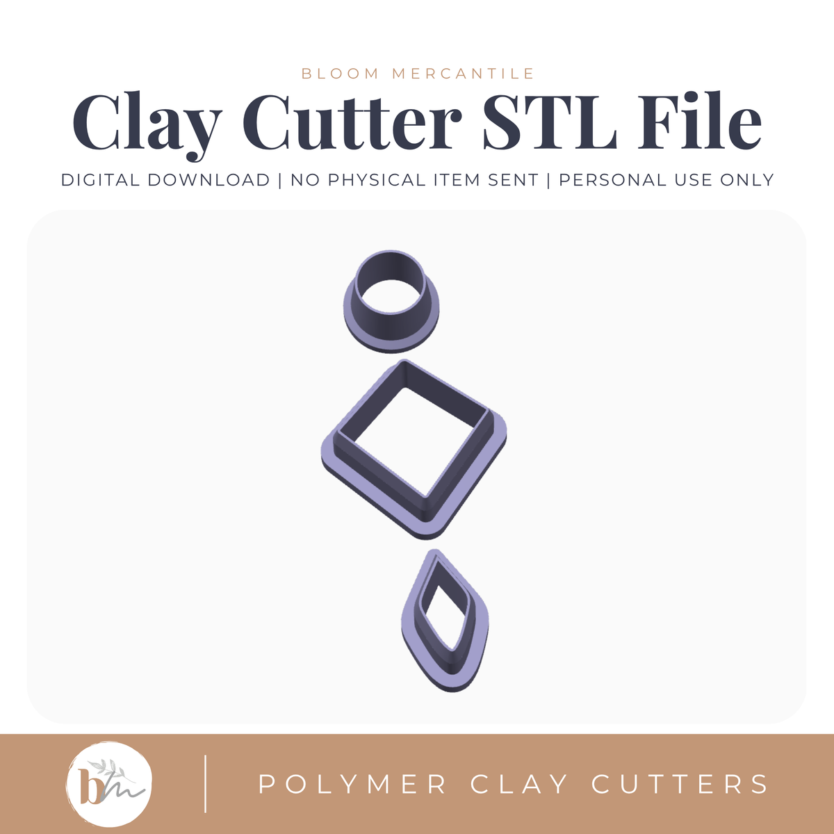 Dream Catcher Set | Digital STL File | Polymer Clay Tools & Cutters
