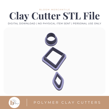 Dream Catcher Set | Digital STL File | Polymer Clay Tools & Cutters