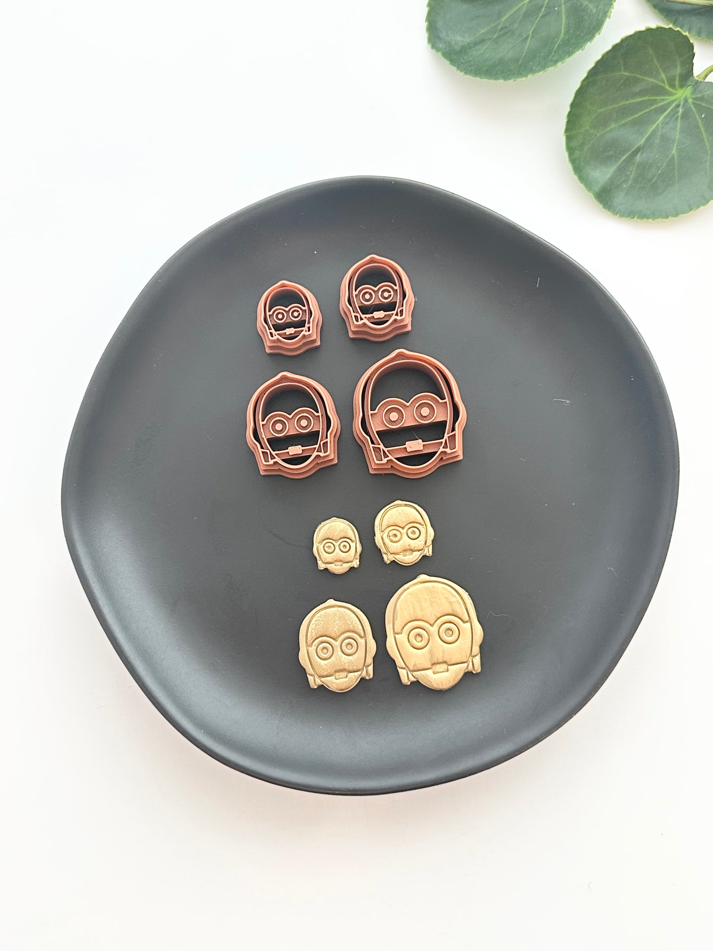 Golden Robot | Polymer Clay Cutter