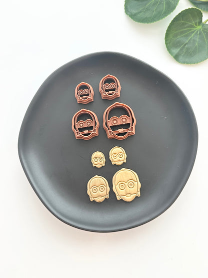 Golden Robot | Polymer Clay Cutter