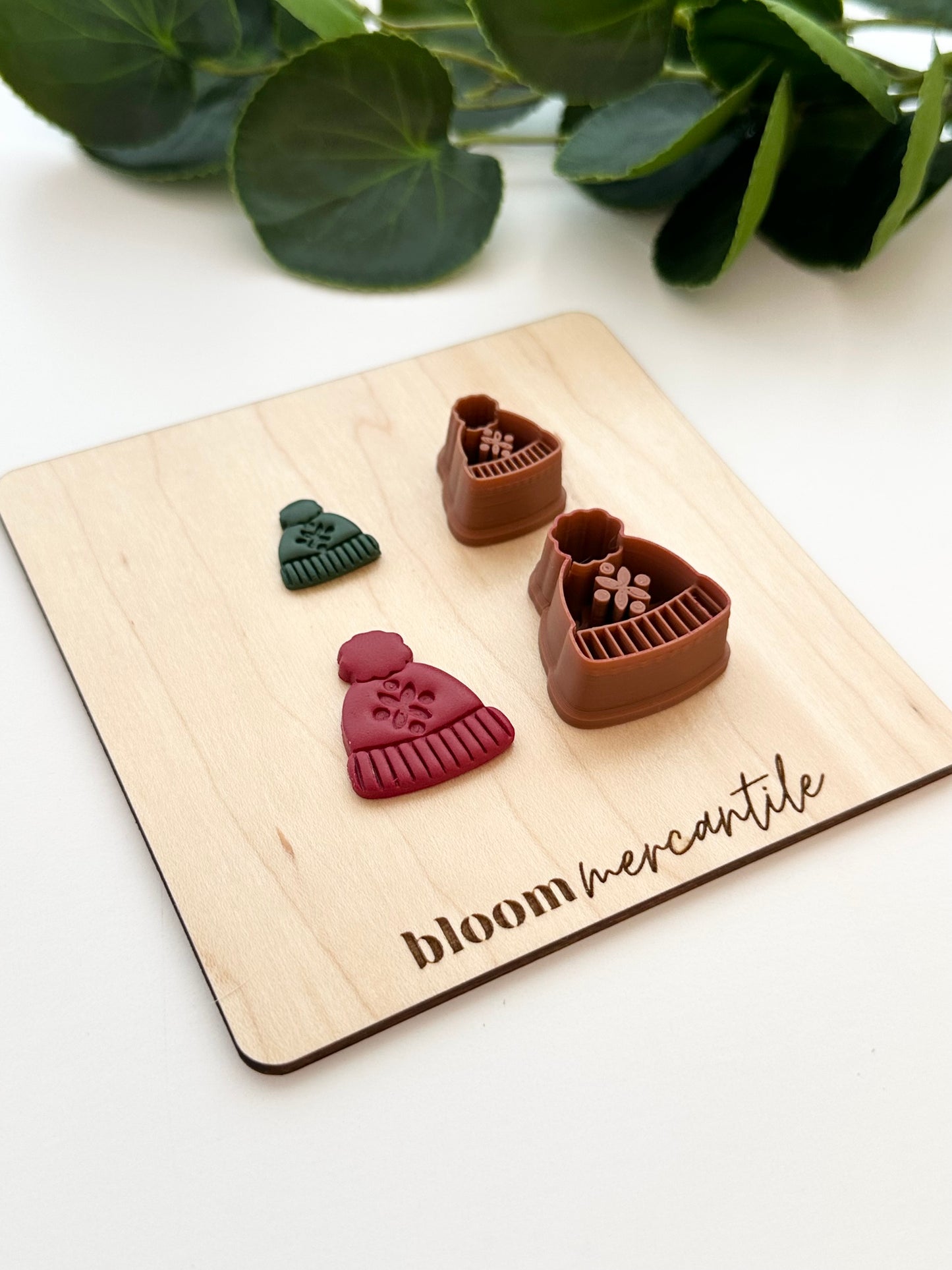 Scandi Folk Winter Hat | Polymer Clay Cutter