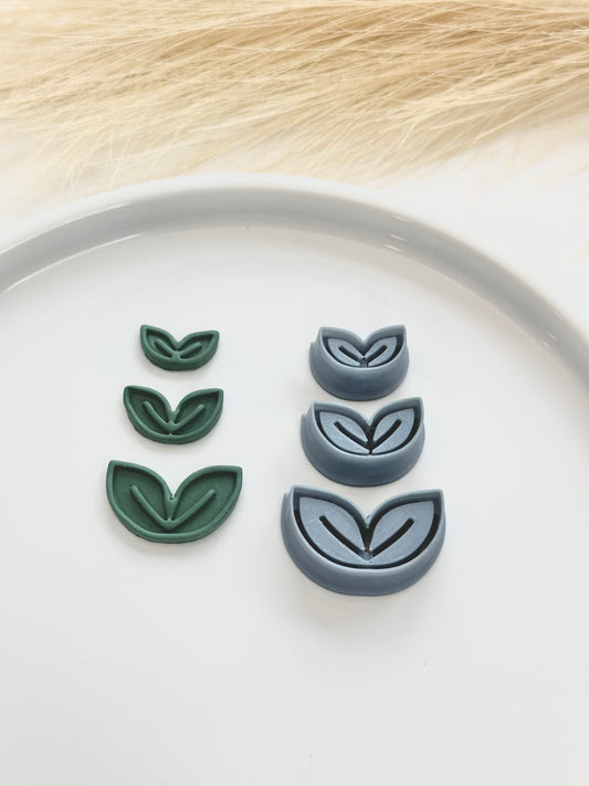 Debossed Leaves | Polymer Clay Cutter