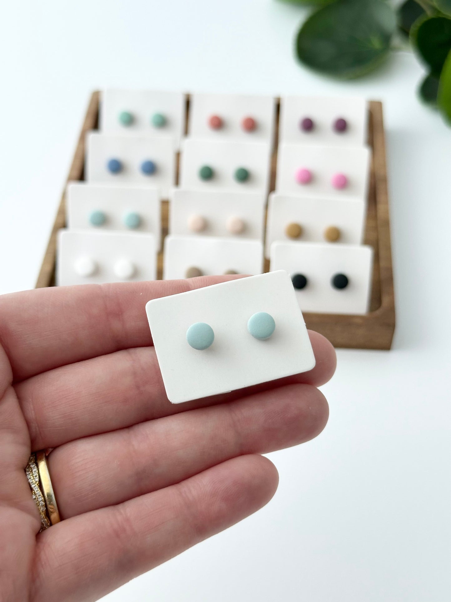 Micro Studs | Polymer Clay Earrings